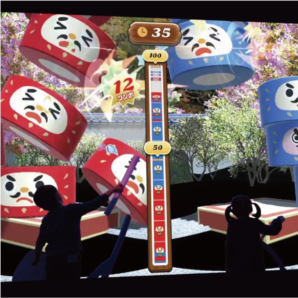 デジタルだるま落とし