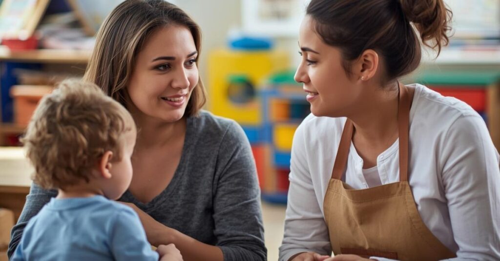 保育園の先生と相談