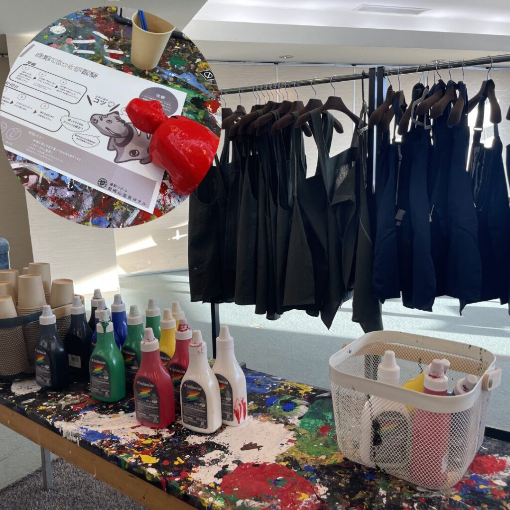 赤べこ絵付け体験