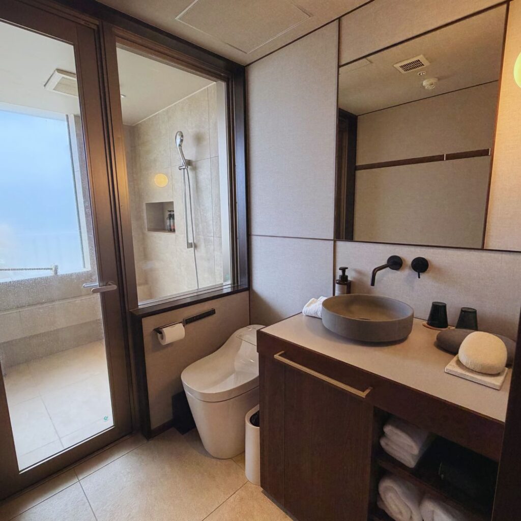 客室(洗面台、シャワー室)